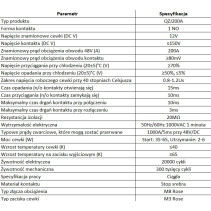 Stycznik 200A DC QZJ200A-S-M/12V