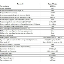 Stycznik 200A DC QZJ200A-S-M/48V