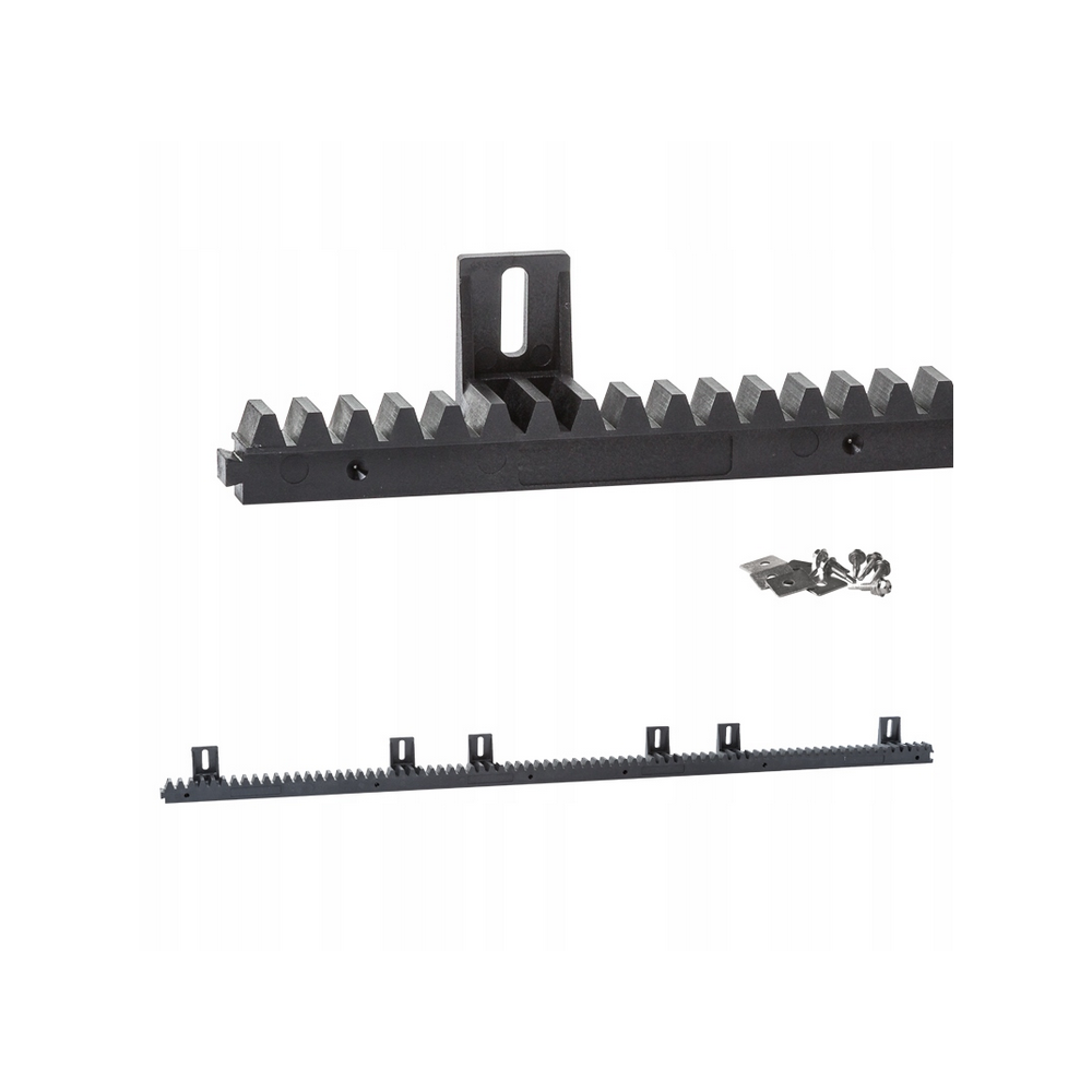 Listwa zębata nylonowa 1m - 6 uchwytów